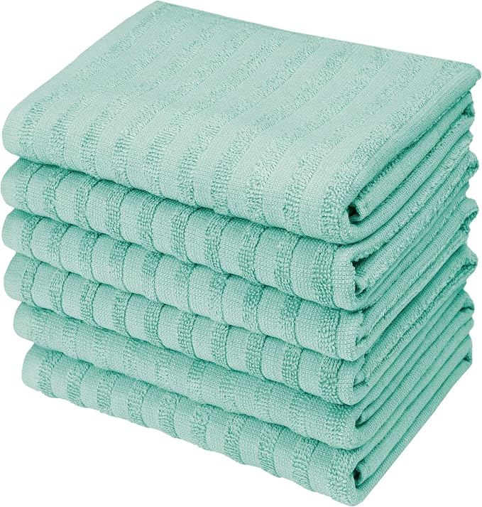 Premium Kitchen Towels | Large Cotton Dish Towels 400 GSM | Highly Absorbent - Image 6