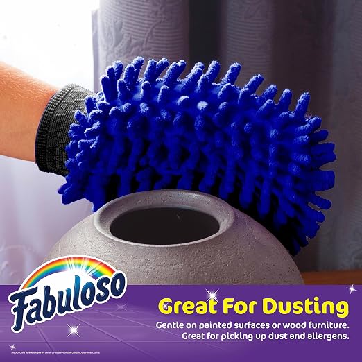 Fabuloso Microfiber Cleaning Mitt Glove, Lint-Free Scratch-Free Dusting and - Image 2