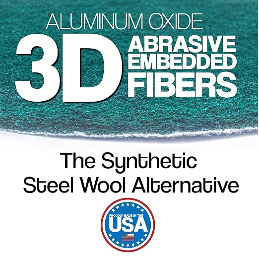 5" Abrasive Pad Hook & Loop Round Non-Woven Surface Prep Discs - Image 4