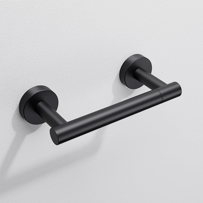 Day Moon™ Matte Black Toilet Paper Holder - Image 8