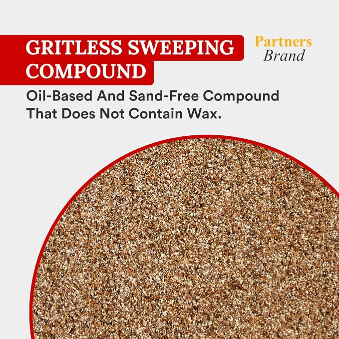 Partners Brand Gritless Floor Sweeping Compound - 50 LB. Bag | Commercial Grade - Image 3