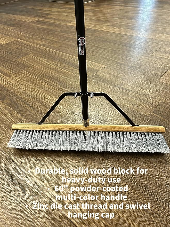 Pbma24004-2 Heavy Duty 24" Multi-Surface Push Broom - Image 6