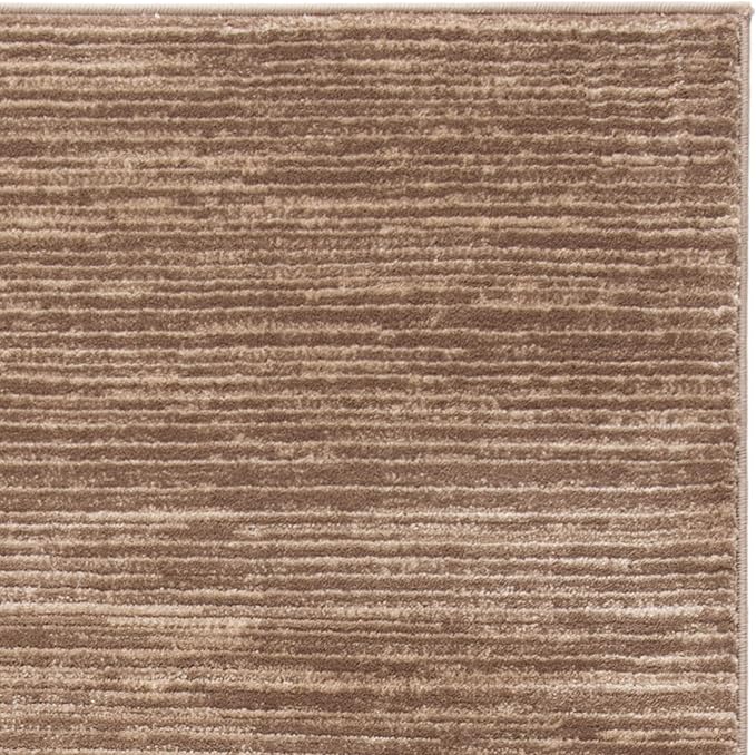 SAFAVIEH Area Rug 4x6 - Vision Collection - Light Brown, Modern Ombre Design, Non-Shedding & Easy to Clean, Ideal for Living Room, Bedroom, Dining Space (VSN606C)