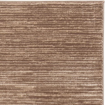 SAFAVIEH Area Rug 4x6 - Vision Collection - Light Brown, Modern Ombre Design, Non-Shedding & Easy to Clean, Ideal for Living Room, Bedroom, Dining Space (VSN606C)