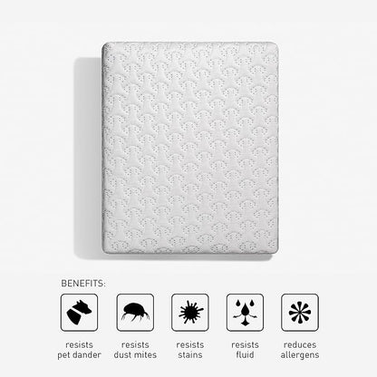 Bedgear Ver-Tex Cooling Queen Mattress Protector - Waterproof and Instant Cooling Mattress Cover for Bed - Deep Pockets and Adjustable Base Friendly - Hypoallergenic