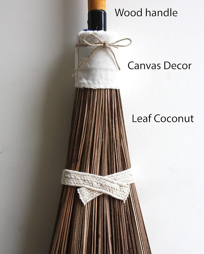 Coconut Broom - 55 Inches Length, Heavy Duty Broom - Image 3