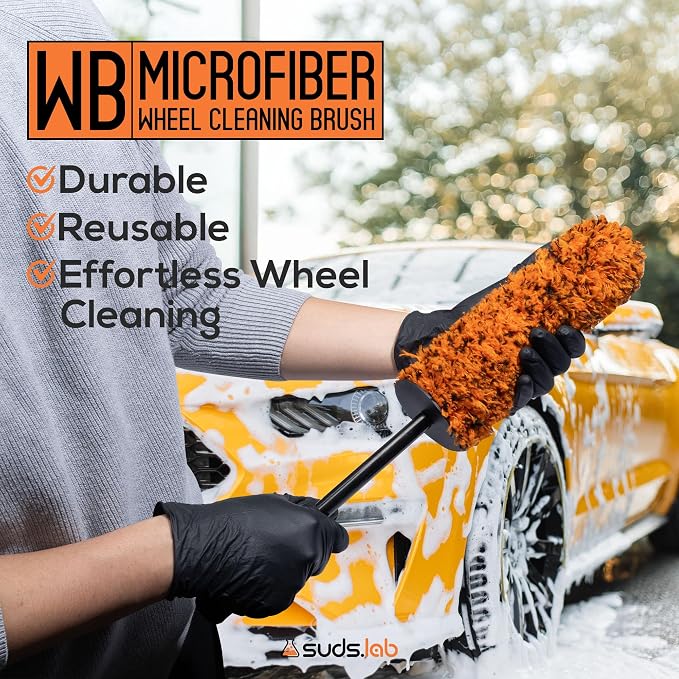 Suds Lab WB Premium Microfiber Cleaning Wheel Brush - Image 5