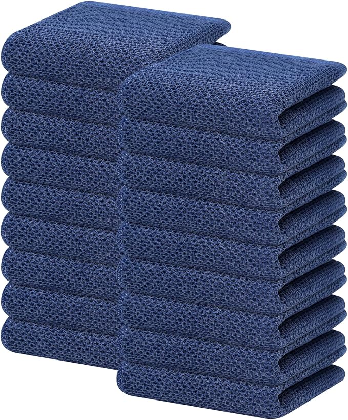 Homaxy 100% Cotton Waffle Weave Kitchen Dish Towels, Ultra Soft Absorbent Quick by Homaxy