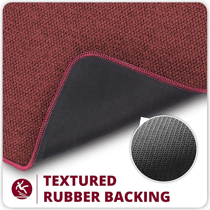 Bath Mat, Ultra Thin Bathroom Runner Rugs, Large Bath Mats - Image 4