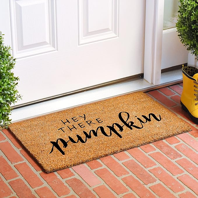 Calloway Mills Hey There Pumpkin Doormat, 24" x 48"