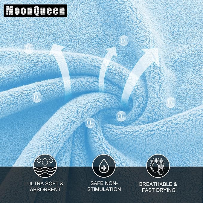 MOONQUEEN Ultra Soft Premium Washcloths Set - Image 2