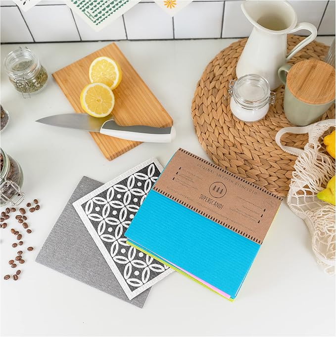 SUPERSCANDI 6 Pack Swedish Dishcloths - Image 8