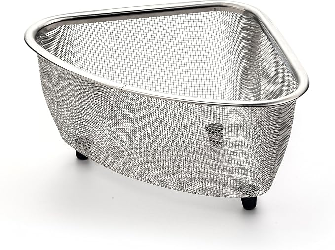 RSVP International Endurance® In-Sink Mesh Colander Strainer Basket, 3 Quart | - Image 2