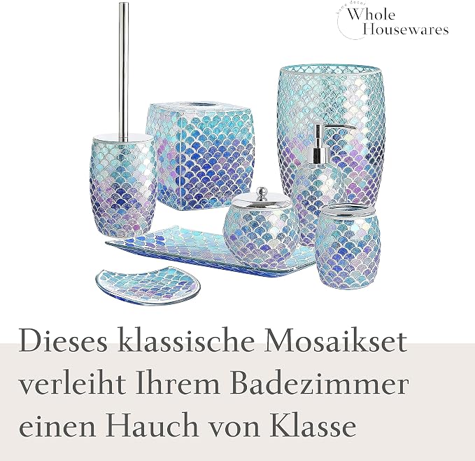 WHOLE HOUSEWARES | Modern Toilet Brush Set | Toilet Bowl Brush and Holder | - Image 5
