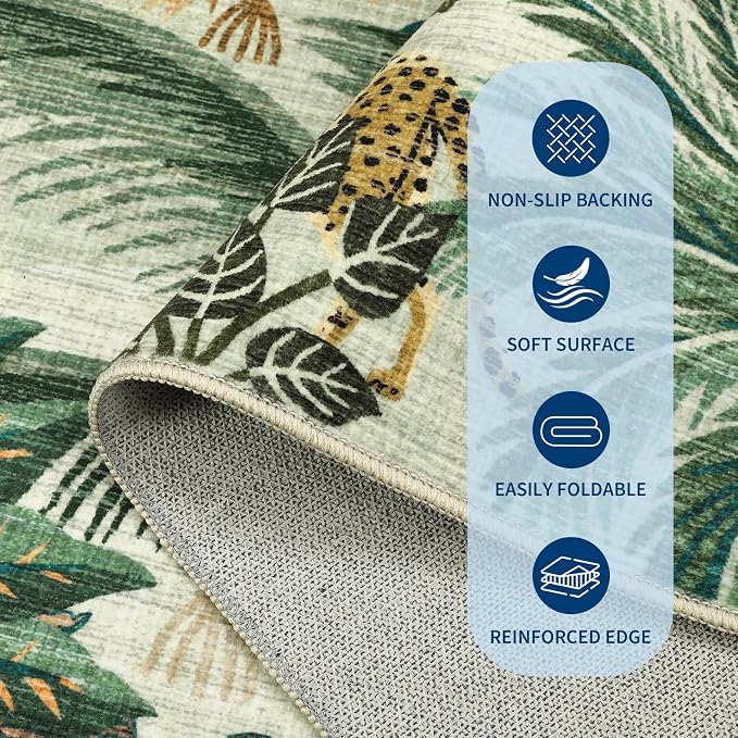 GarveeHome Round Area Rugs 5ft for Bedroom - Image 4
