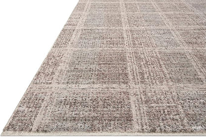 Loloi Angela Rose Ember Collection EMB-10 Fog/Dove 2'-7" x 10'-0" Runner Rug