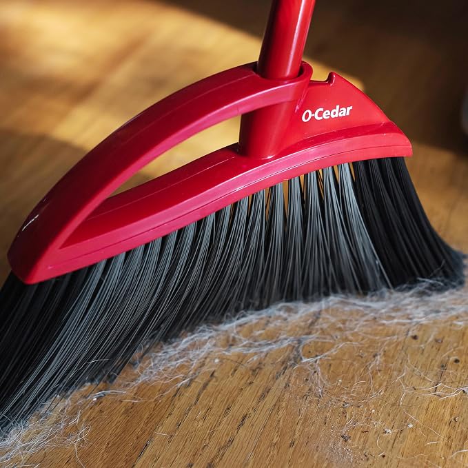 O-Cedar Pet Pro Broom with Step-On Dustpan | Remove 99% with One Sweep | - Image 11