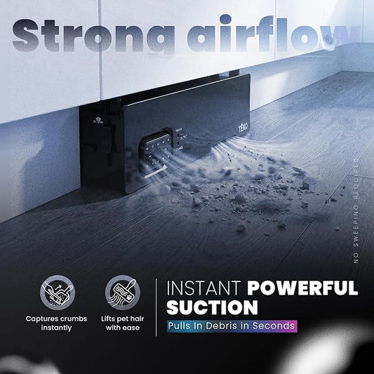 Teko Under-Counter Toe Kick Automatic Vacuum System, Cordless Strong-Suction - Image 2