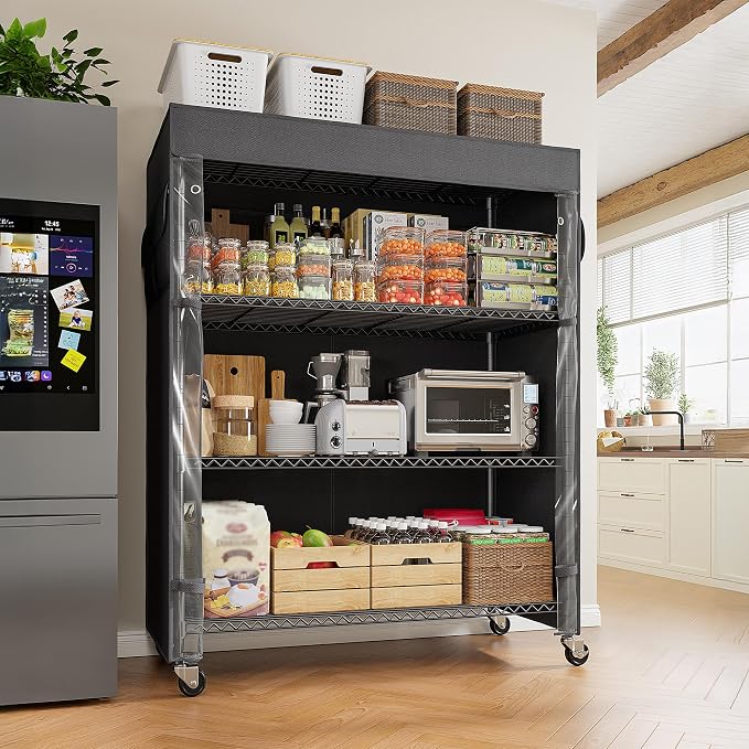 REIBII 4-Tier Storage Shelves Wire Shelving Unit - Image 7