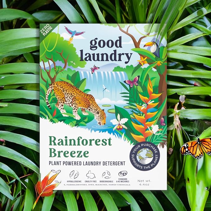 Good Laundry Rainforest Breeze Detergent Sheets, Scent Booster, & Dryer Sheet - Image 2