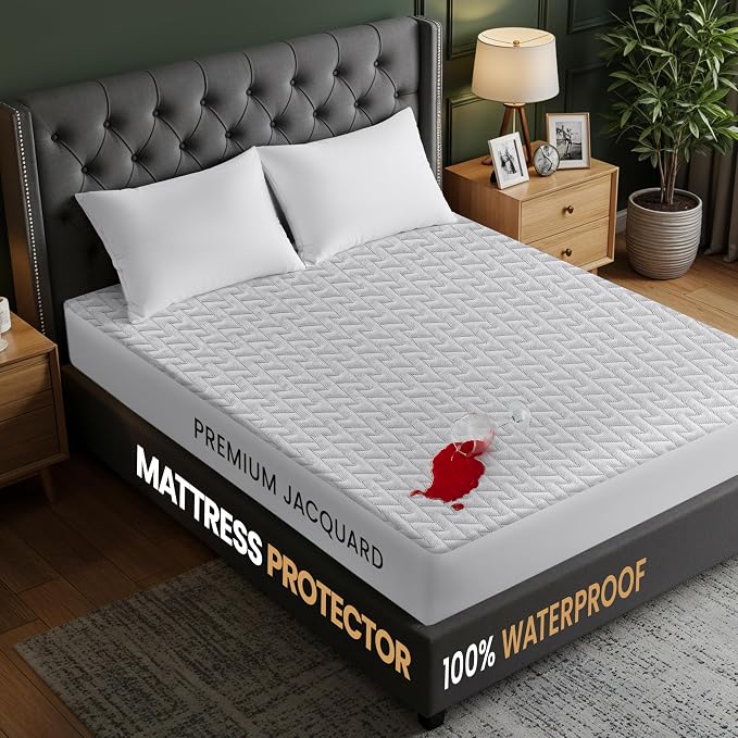 Utopia Bedding Waterproof Mattress Protector King Size, Premium 3D Air Soft - Image 2