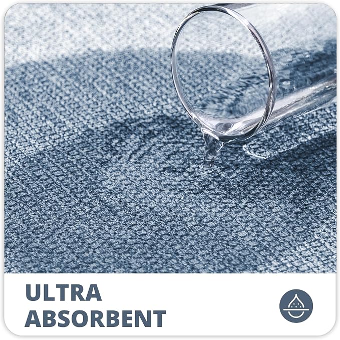 Bath Mat, Ultra Thin Bathroom Runner Rugs, Large Bath Mats - Image 3