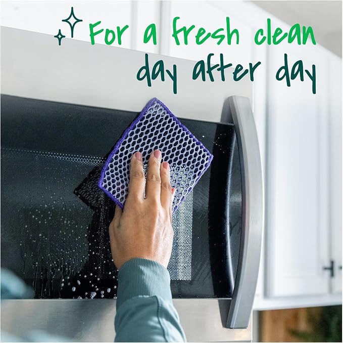 Scotch-Brite® Stay Clean Scrubbing Dish Cloths, Reusable and Long-Lasting Mesh - Image 10