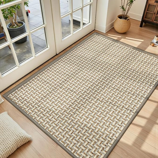 LEKEEPGO Door Mat Indoor Entrance 36"x59", Absorbent Indoor Door Mat Large by LEKEEPGO
