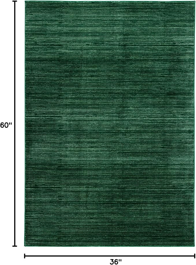 SAFAVIEH Area Rug 3x5 - Vision Collection - Dark Green, Modern Ombre Design, Non-Shedding & Easy to Clean, Ideal for Foyer, Entryway, Bedroom, Accent Space (VSN606Y)