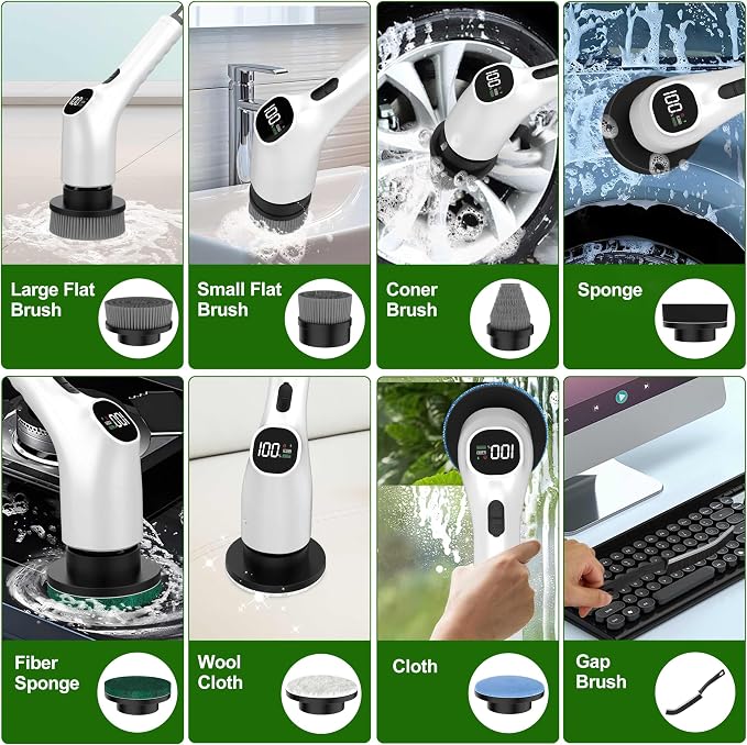 Electric Spin Scrubber, Shower Scrubber - Image 5