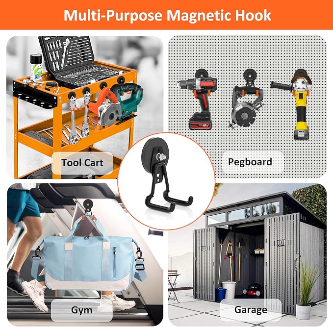 ENUODA Strong Magnetic Hooks Heavy Duty Upgraded Magnets - Image 6