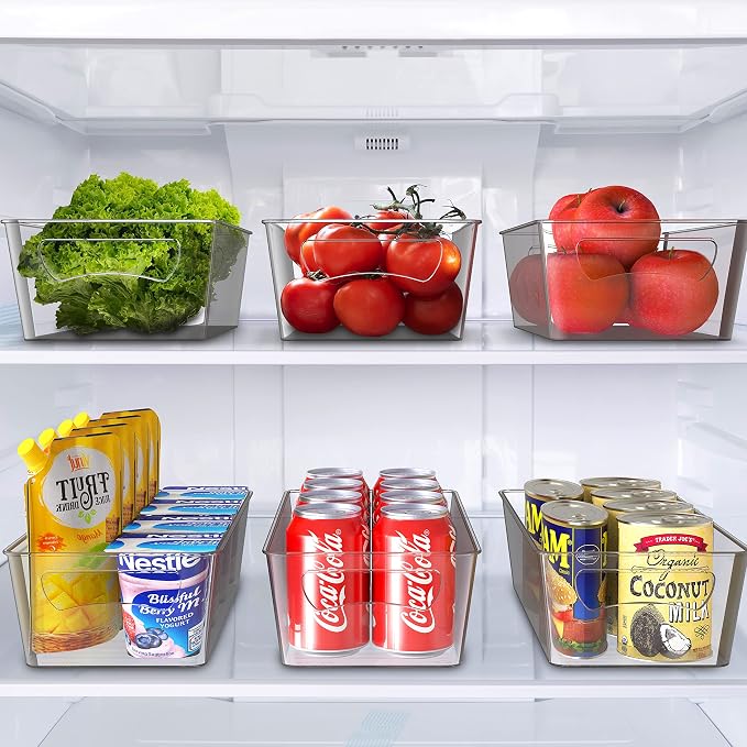 Simple Houseware Clear Storage Bins Organizer - Image 3