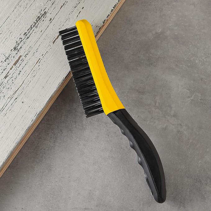 ALLWAY SB416 Soft-Grip Carbon Steel Wire Brush - Image 3