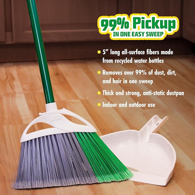 Libman FlexTech Broom with Dustpan Combo Set - Image 3