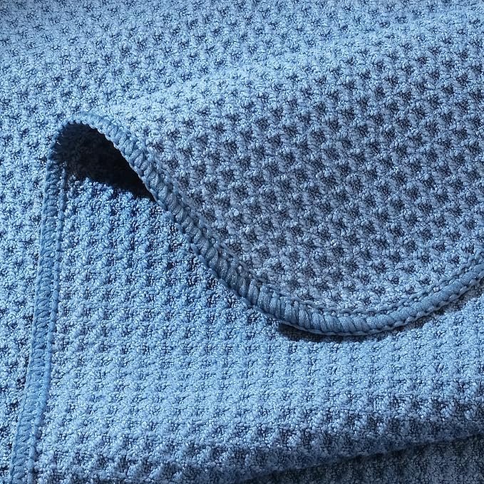 POLYTE Premium Microfiber Kitchen Dish Cloth Waffle Weave 12 Pack - Image 5