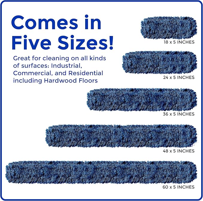 Nine Forty 36-Inch Premium Nylon Dust Mop Replacement Head - Image 2