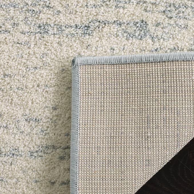 SAFAVIEH Adirondack Collection Runner Rug - 2'6" x 22', Slate & Cream, Modern Ombre Design, Non Shedding & Easy to Clean, Ideal for Hallway, Foyer, Kitchen, Entryway, Bedroom (ADR113T)
