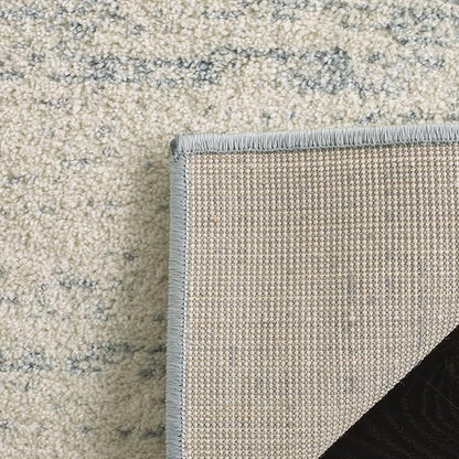 SAFAVIEH Adirondack Collection Runner Rug - 2'6" x 22', Slate & Cream, Modern Ombre Design, Non Shedding & Easy to Clean, Ideal for Hallway, Foyer, Kitchen, Entryway, Bedroom (ADR113T)