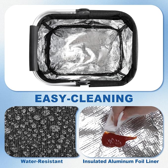 Cleaning Caddy Organizer with Handle, Cleaning Tote Bag with Multiple Pockets - Image 5