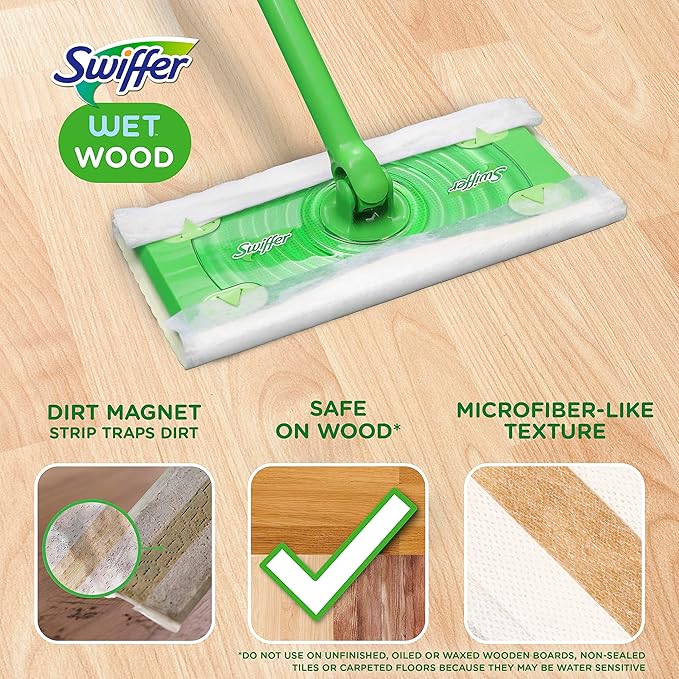 Swiffer Heavy Duty Mop Wet Multi-Surface Cloth Refills - Image 4