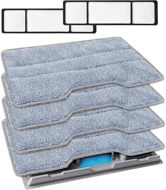 KEEPOW Reusable Mop Replacement Pads Compatible by KEEPOW