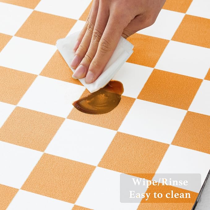 Checkered Dish Drying Mat for Kitchen Counter, Coffee Bar Station Accessories - Image 5