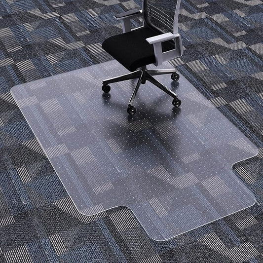 FuturHydro Desk Chair Mat for Flat to Low Pile Carpets, Transparent Mats for by FuturHydro