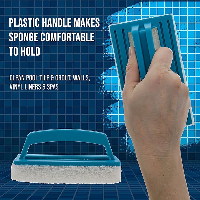 U.S. Pool Supply Hand-Held Pool Scrub Brush, 2 Pack - Image 4
