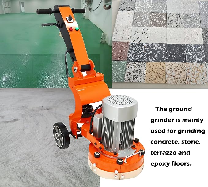 Floor Grinding Machine Cement Ground Grinder Grinding Epoxy Floor Paint and - Image 7
