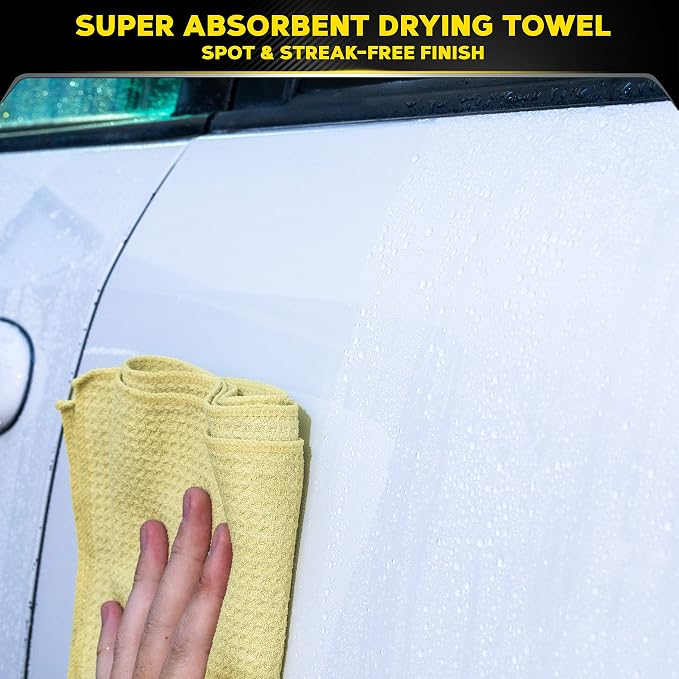 Meguiar's Water Magnet Microfiber Drying Towel, Premium Car Wash Microfiber - Image 2