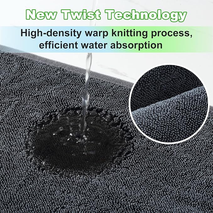 JOYMOOP Microfiber Towels for Cars, Dark Gray Reusable Car Towel, Quick Drying - Image 3