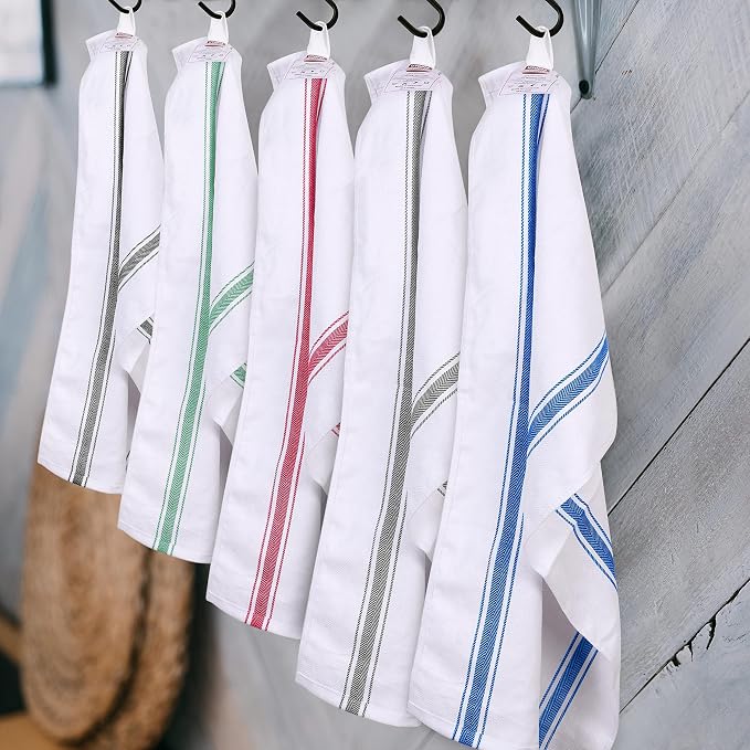 Utopia Towels Red Dish Towels 100% Ring Spun Cotton Highly Absorbent & Reusable - Image 2