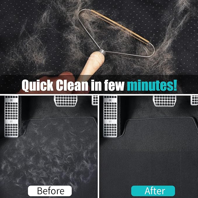 Pet Hair Removal Tool 2 Pack Dog Cat Pet Hair Remover - Image 4