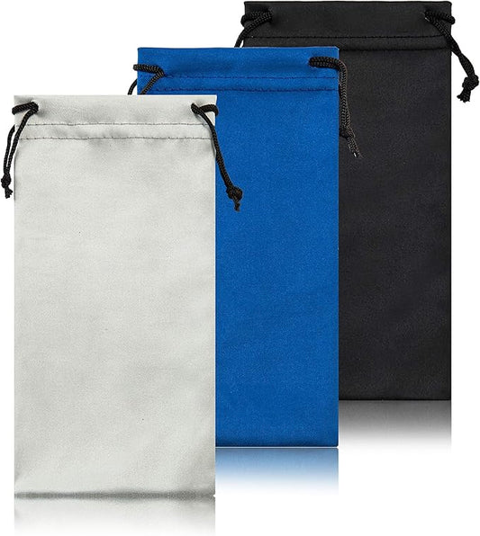 TRIUMPH VISION Soft Eyeglass Pouch 3 Pack by TRIUMPHVISION